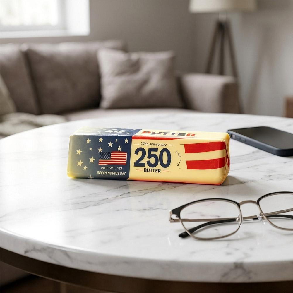 250Th Anniversary Butter Stick Fidget Toys Squishy Elastic Cheese Stick Funny Decompression Stress Anxiety Relief Game Squeeze