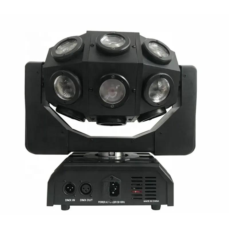 18x10W Rgbw LED 4 In1 Stage Lamps Beam Laser 2In1 Dj Disco Moving Head Lights DMX Control for Bar KTV Show