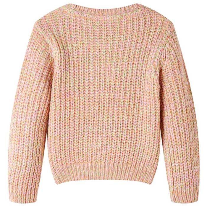 Pull-over tricoté pour enfants rose doux 92/104/116/128/140