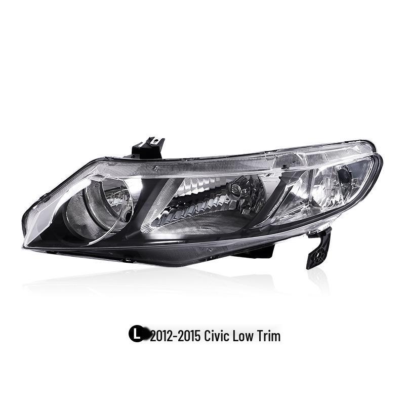 Compatible Headlight Assembly for 2012-2015 Honda Civic 9th Gen - Original Low/High Beam Trim