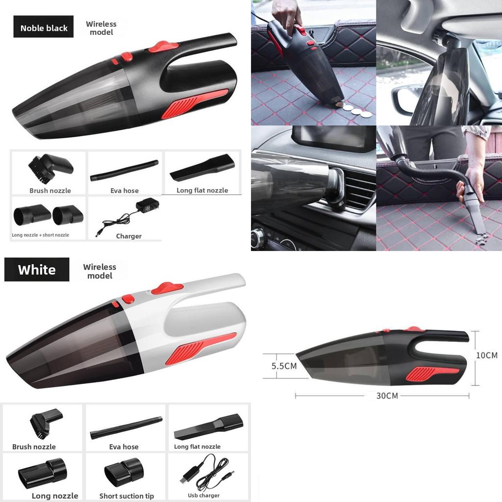 Portable Cordless Wet Dry Car Wireless Vacuum Cleaner With High Suction For Home And Vehicle Use