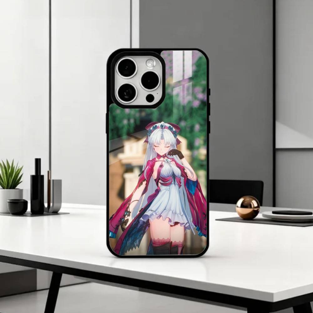 W-Wuthering Waves C-Carlotta    Phone Case For iPhone17,16,15,14,13,12,11 Plus,Pro Max Magnetic For Magsafe Wireless Charging