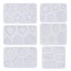 Multiple Styles Pendant Mold Drip Shape Drop Earrings Mold Geometric Earring Mold  Resin Casting