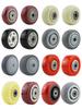 Nylon Swivel Caster Wheels: 2-6 inch Heavy-Duty Rubber & Flat Plate Options