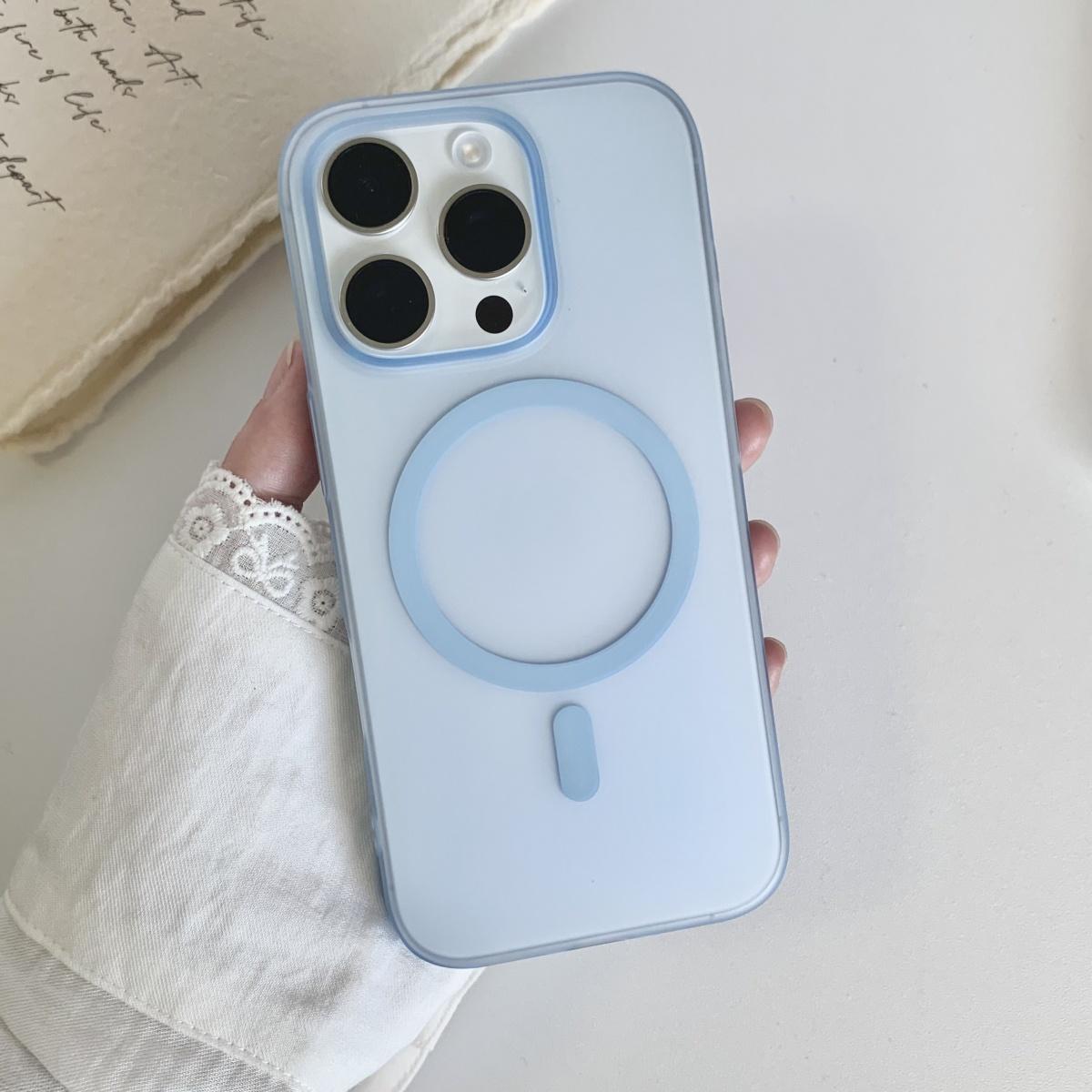 

Luminous Matte PC Magnetic For Magsafe Hard Case iPhone 17 Air 16 15 14 13 12 11 Pro Max Plus Wireless Charge Noctilucent Cover iPhone 14