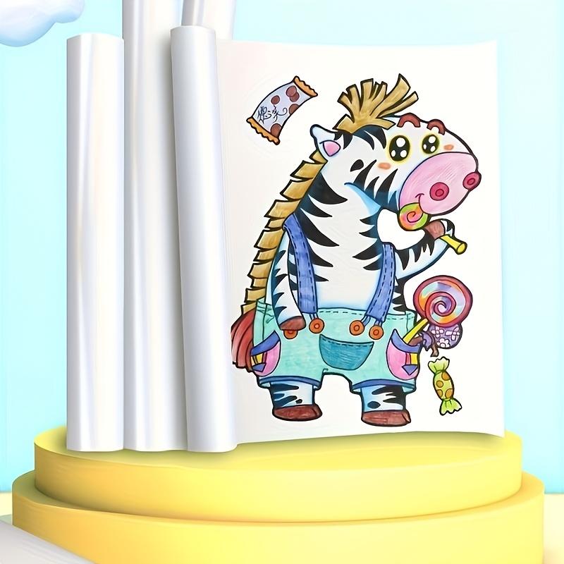 1 Rolă Tablă de Desen, 15 Metri Hârtie de Desen, Hârtie de Desen Acrilic, Instrument de Predare Graffiti