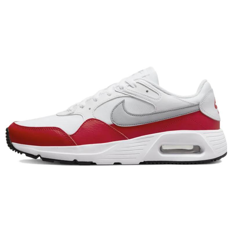 

Nike Air Max Sc White University Red Wolf Grey Sneakers Casual Shoes CW4555-107 42.5