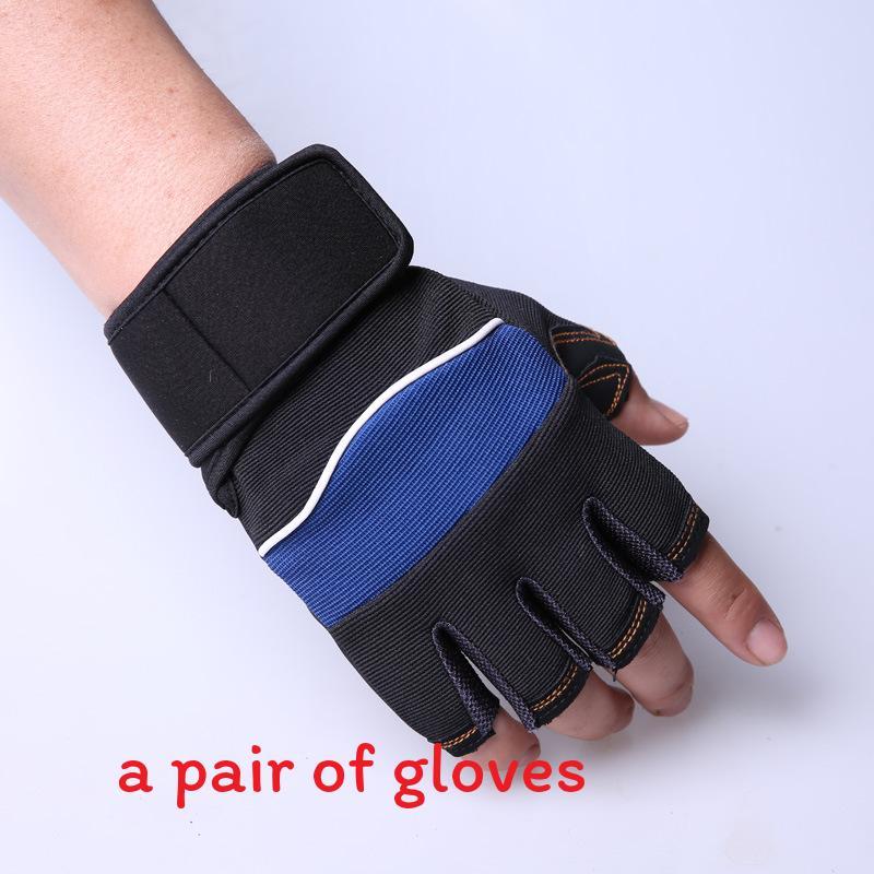 Cycling Half Finger Gloves With Warmth And Nonslip Grip For Outdoor Fitness