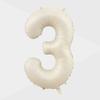 32/40inch Cream Caramel Color 1-9 Number Balloon Happy Birthday Party Decoration Balls Baby 1 2 3 Years Birthday Party Supplies