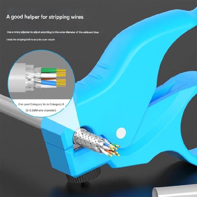 Precise Wire Stripping Tool Adjustable and With Ergonomic Handle Safety Lock For Electrician Tool Cable Stripper