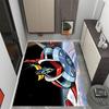 Goldorak robot Themed Anti-Slip Rugs - Polyester Home Decor, Suitable for Bedrooms, Living Rooms, Doorways, Studios, and Decorations
