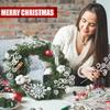 6Pcs Glitter Artificial Berry Bouquet Fake Plant Christmas Decoration for Home Decor Christmas Tree DIY Wreath Navidad Accessory