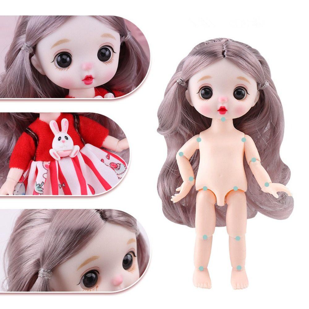 Princess Dolls Toys Mini Multi Joint Doll Toy Set Movable Jointed Princess Dolls Molly Girls' Doll