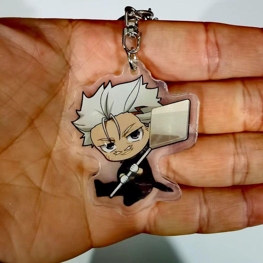 Anime Bungou Stray Dogs Arcylic Keychain Atsushi Nakajima Dazai Flower Key Chain Women Men Accessories Bag Pendant Chaveio Perfect Gifts