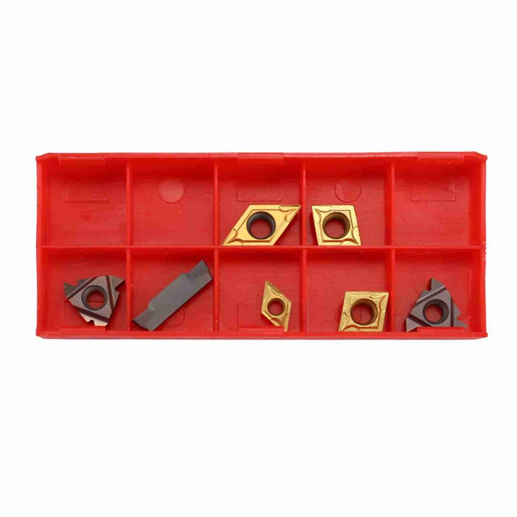 Lathe Turning Tool 16mm Metal Lathe Cutting Turning Tool Carbide Insert Holder Set