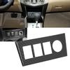 Carbon Fiber Sticker Center Console Cigarette Lighter Panel Trim Cover Interior Car Accessories Fit