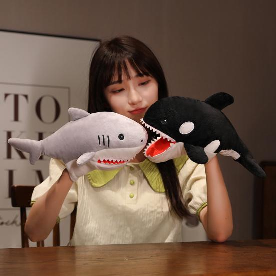 Relieve Boredom Funny Stylish Soft Cartoon Plush Toy Pretend Telling Story Doll Hand Puppet
