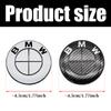 LKCW9 4.5cm Steering Wheel Emblem Sticker Steering Wheel Center Sticker For BMW E46 E90 F30 F20 F10 G20 G30 X1 X3 X5 M Interior Logo