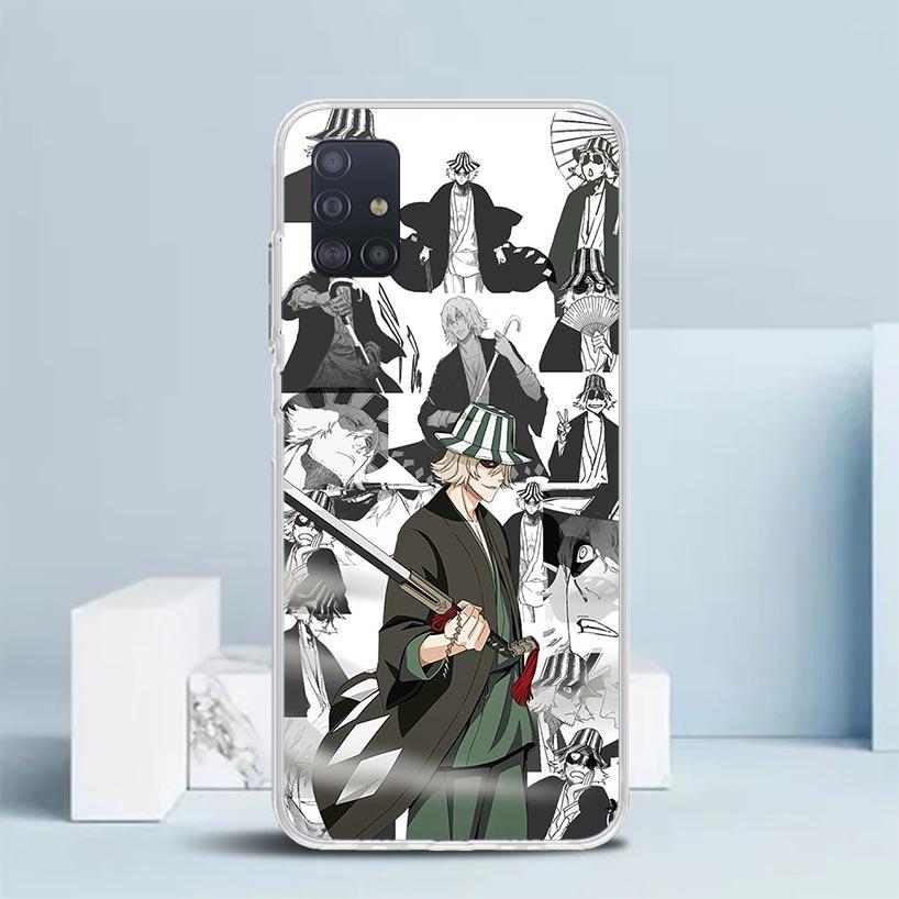 Bleach Kisuke Urahara Phone Case For Samsung Galaxy A52 A32 A22 A12 A51 A50S A30S A10S Note 20 Ultra 10 S10 Plus A31 A20 A71 A72