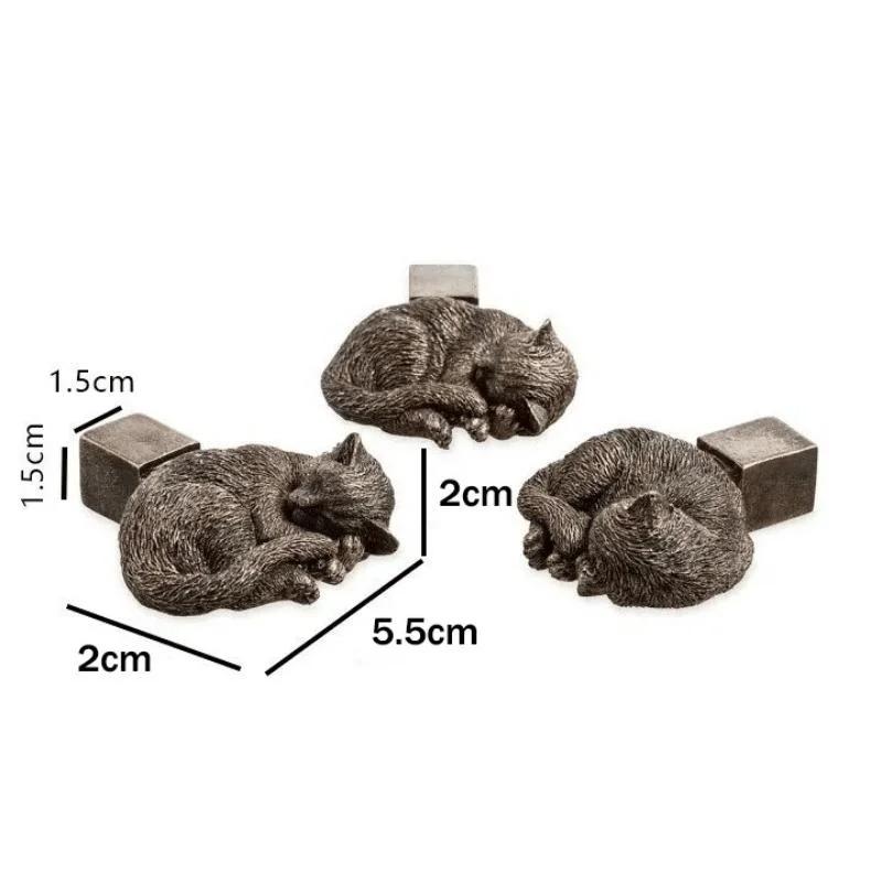 3Pcs Flower Pot Feet Stand Animal Shape Cat Dog Plant Pots Risers Pad Outdoor Garden Resin Pot Foot Plant Bonsai Holders