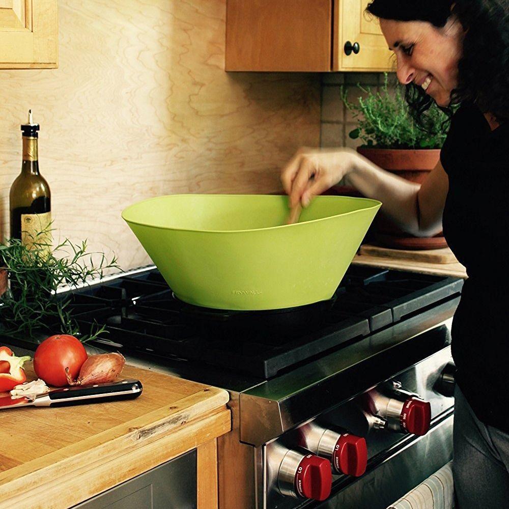 Silicone Splash Pot Lid Foldable Splash Oil Cover New Anti-Overflow Cover Kitchen