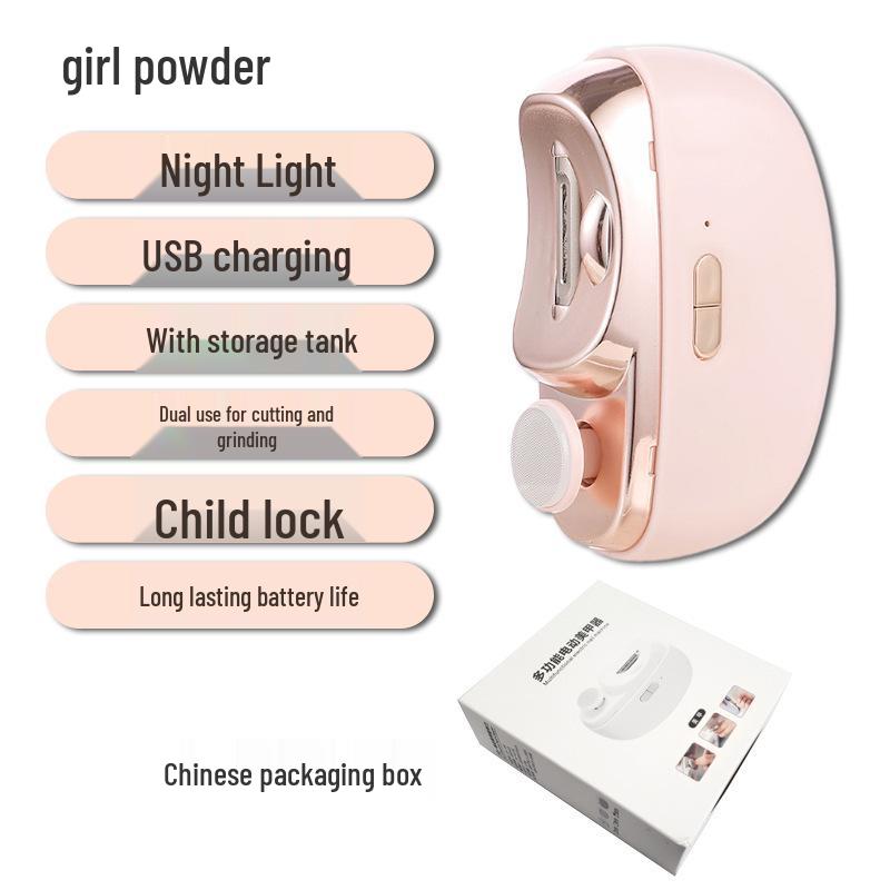 Electric Anti-Pinch Nail Clippers & Grinder for Children and Adults