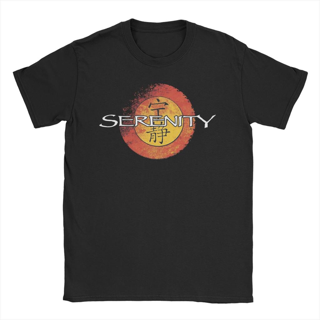 Unisex Unisex TShirt Firefly Serenity Double rainbow Pure Cotton Tee Shirt Short Sleeve T Shirt Crewneck Clothing Gift Idea
