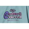 Carhartt WIP Logo Embroidered Single-Breasted Short Sleeve Shirt Unisex shirts Ice-Blue A241008-2CN-XX