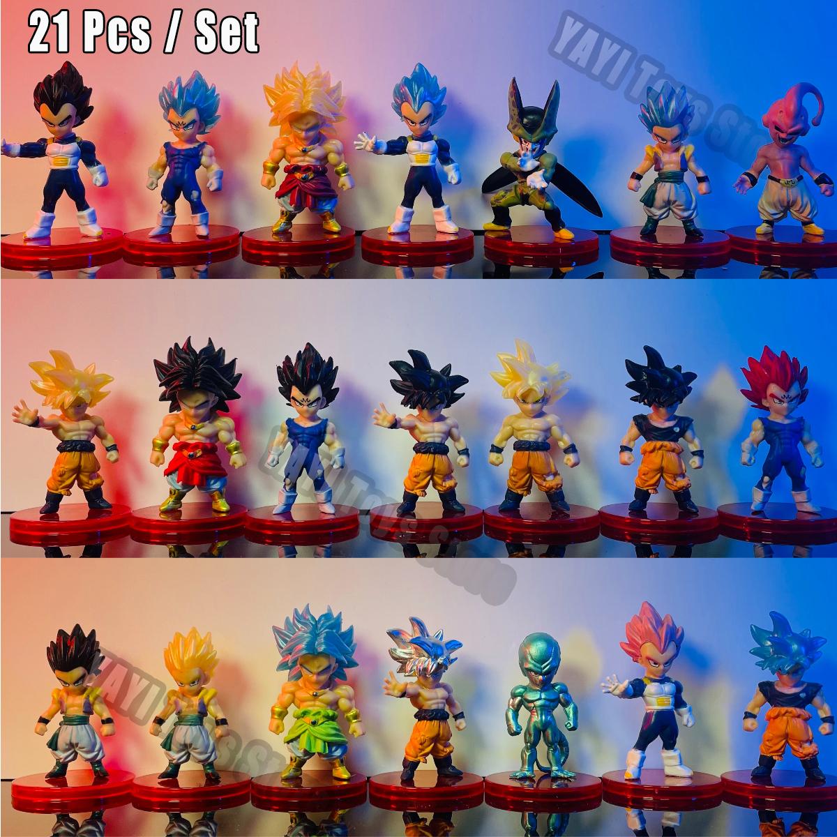

Dragon Ball Z Супер Сайян Сон Гоку Аніме Фігурка Сон Гохан Веджета Бролі Пікколо Маджін Буу Набір Фігурок Дії Модель Подарунки Іграшка