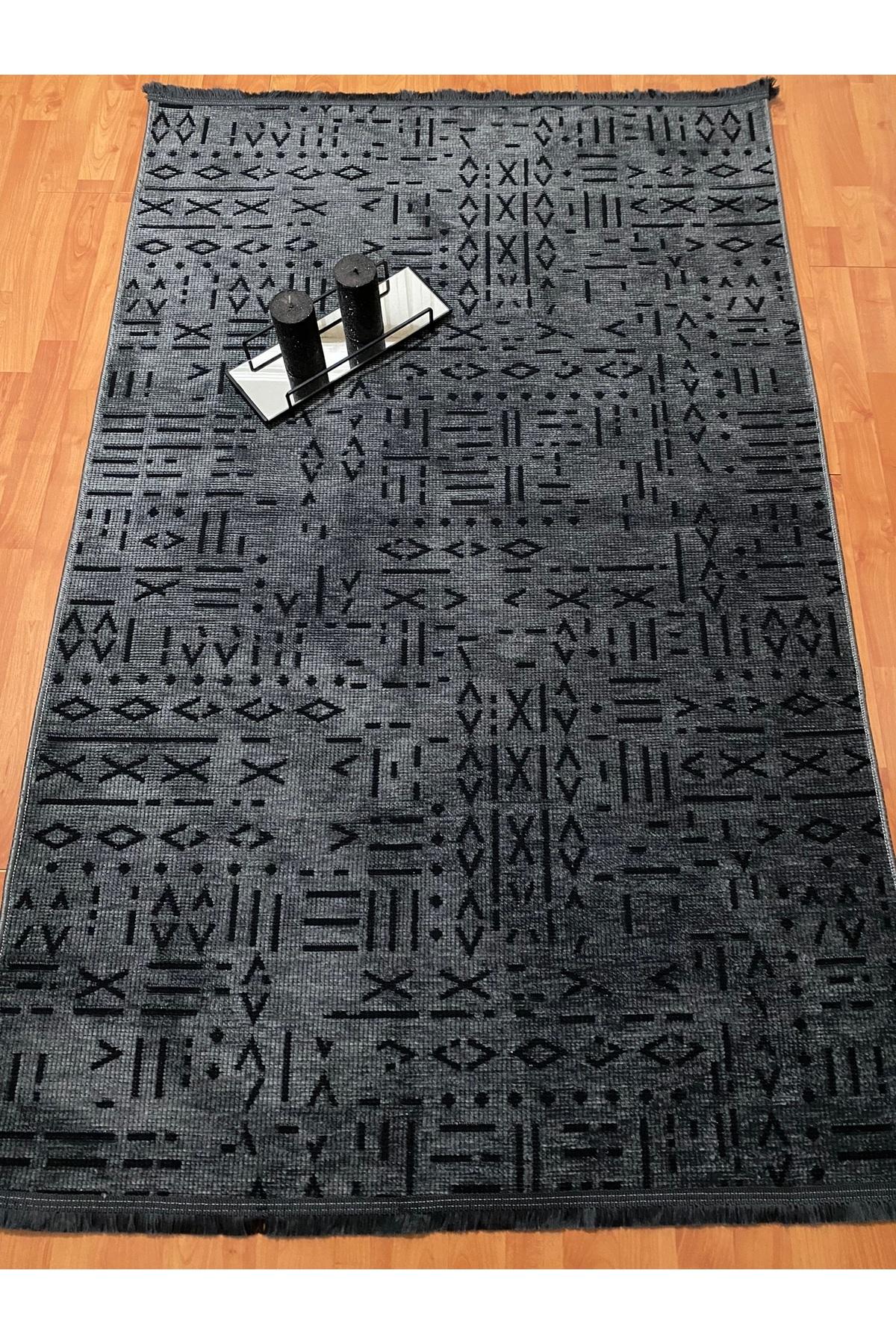 

Rovigo Home Современный тканый ковер из синели 80x150 серый