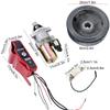 Electric Start Kit Flywheel Starter Motor Switch Ignition For Honda GX390 13HP Engines and Generators