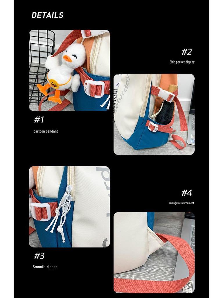 Women's Ins Style Backpack: Large Capacity, Japanese & Korean-Inspired, Perfect for Middle, High School & College Students