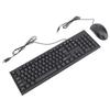 Tastatur und Maus USB-Kabelgebundenes Tastatur- und Maus-Combo-Set für Gaming und Bürogebrauch, 104-Tasten-Set, Rutschfest Wasserdicht,