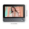 2.4G Wireless Video Intercom Doorbell 4.3 Inch IPS Screen Video Doorbell Two Way Voice Doorbell with Camera Monitor Night Vision