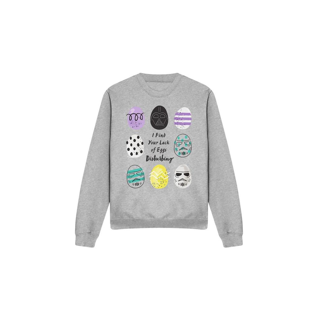 STAR WARS Unisex Adult Your Lack Of Easter Eggs Disturbing Darth Vader Sweatshirt