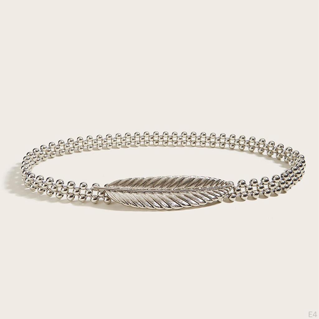 Gürtel für Damen Kleid Dünn Luxus Elastischer Taillenbund Kette