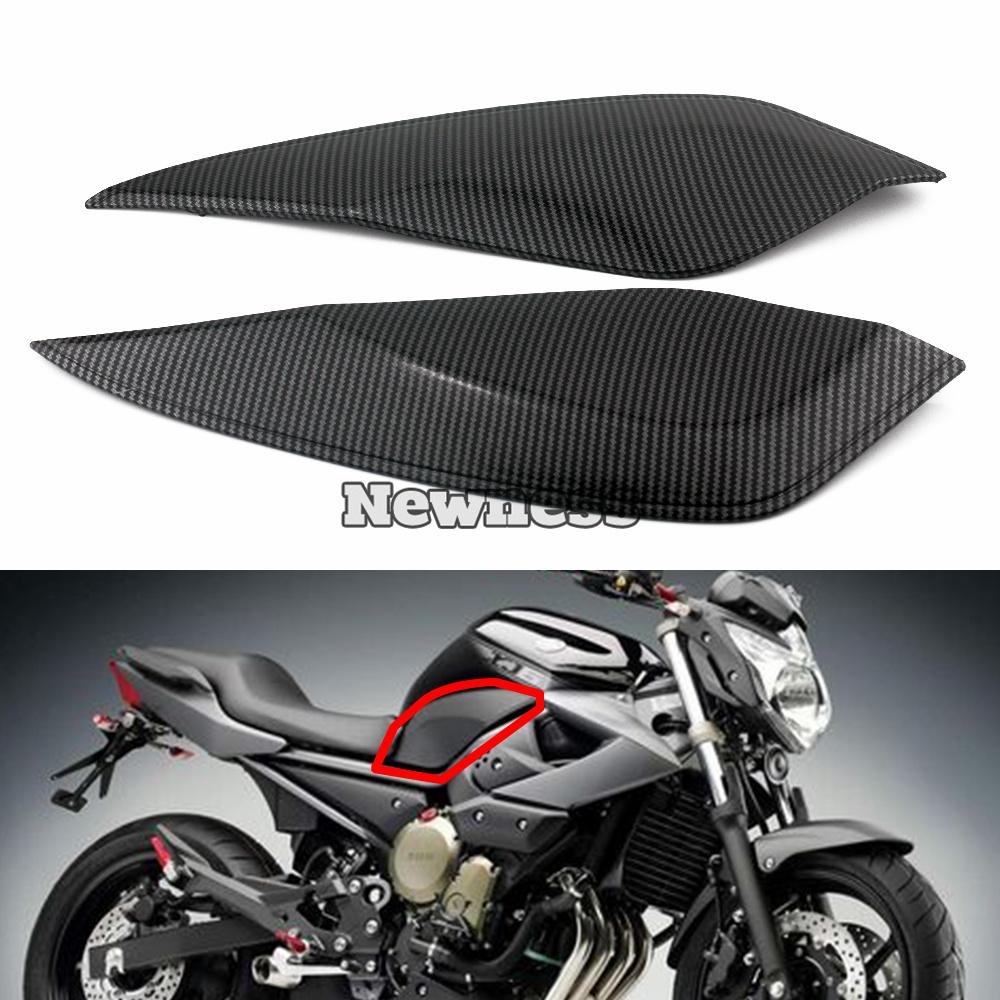 Motorcycle Body Fairings Carbon Front Bracket Side Cover Panel Cowl Fender Fairing For Yamaha XJ6 2009 2010 2011 2012