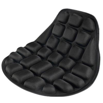 Almofada de assento de motocicleta espuma preta macia confortável respirável capas de assento tapetes motocicletas acessórios para bicicletas elétricas