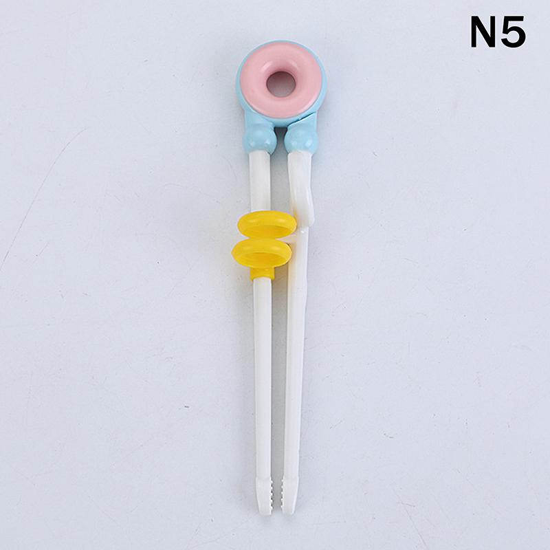 Home Party Cute Cartoon Animal Head Chopsticks Plastic Environmentally Friendly Children Eating Training Baby Learn Chopsticks