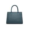 Leopard Print Genuine Leather Women's One-Shoulder Black Handbag 2025 