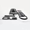 4 Ring Audi Q5 Quarrto Sline Sticker Car Front Hood Grill Emblem Rear Trunk Badge Sticker Side Decoration Accessory Q5 2014-2019