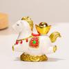 Cartoon Horse Figurine Chinese Style Year of The Horse Statue Bring Wealth Fortune Lucky