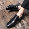Designer Loafers Men High Quality Leather Elegant Wedding Shoes for Men Party Casual Fashion Men Dress Shoes Zapatos Casuales