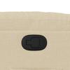Relaxation Armchair Cream Fabric