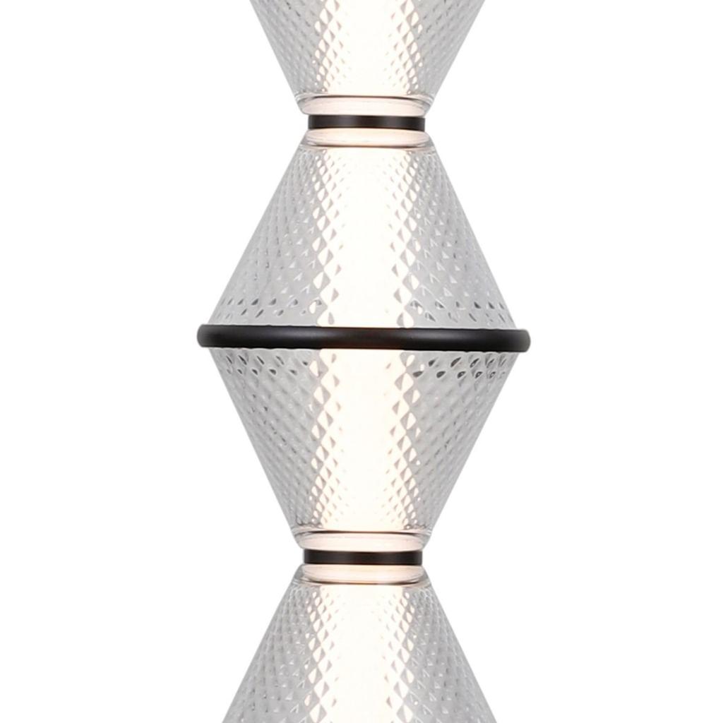 Lampa wisząca LED 15W FUENTE PND-34395-3V-BK Italux