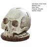 Schädel-förmiger Messerhalter mit Knochenstruktur Dunkles Horror Küchen-Dekor für Halloween Gotischer Stil Stabil Einzigartiges Geschenk für Horror-Fans