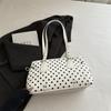 Korean Style Women Polka Dot Single Shoulder Underarm Portable Handbag