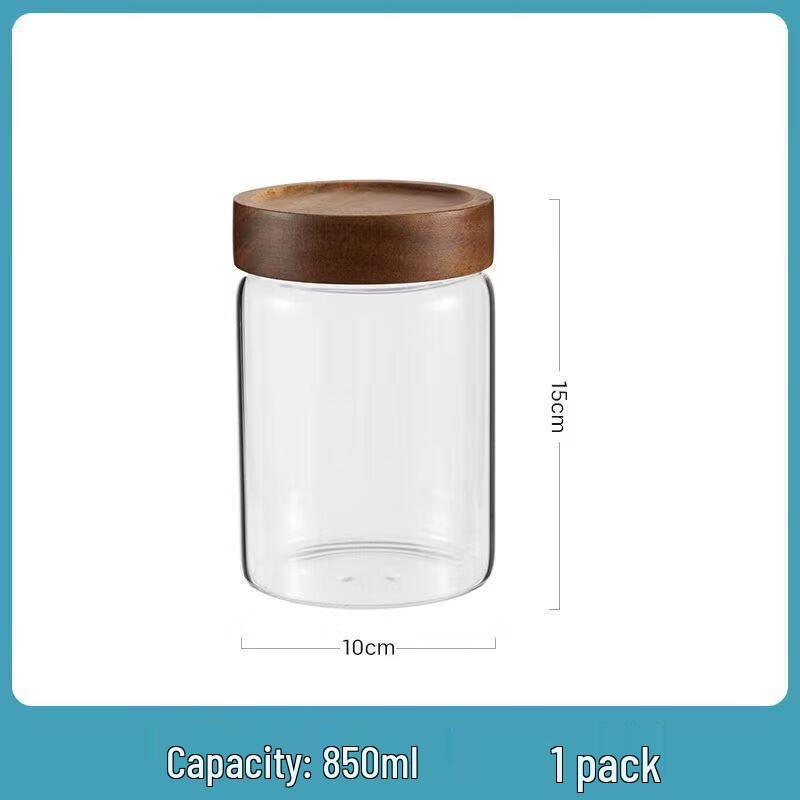 Luftdichter Kaffee-Glasvorratsbehälter