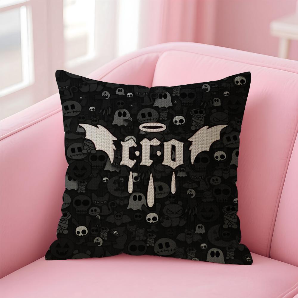 Singer BBarderos CCRO Cushion Cover Natural Linen Pillow Case DoubleSided Print Decorative Sofa Pillowcase Home Decor Gift