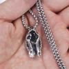 Retro Dark Style Assassin Cloak Windbreaker Pendant Retro Punk Necklace Pendant